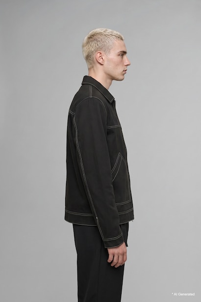 Zipper Puffer Jacket