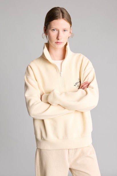 Regular Fit Thick Sweatshirt Fabric Sweatshirt