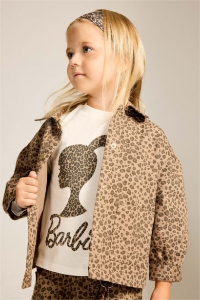 Gabardine Printed Long Sleeve Shirt
