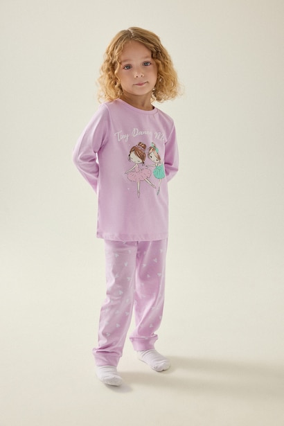 Baby Girl Printed 2 Piece Pyjama Set