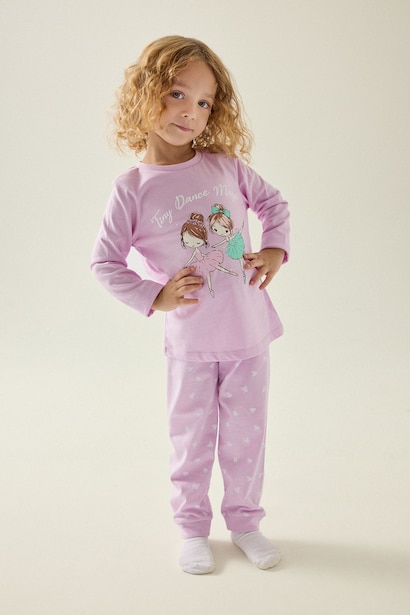Baby Girl Printed 2 Piece Pyjama Set