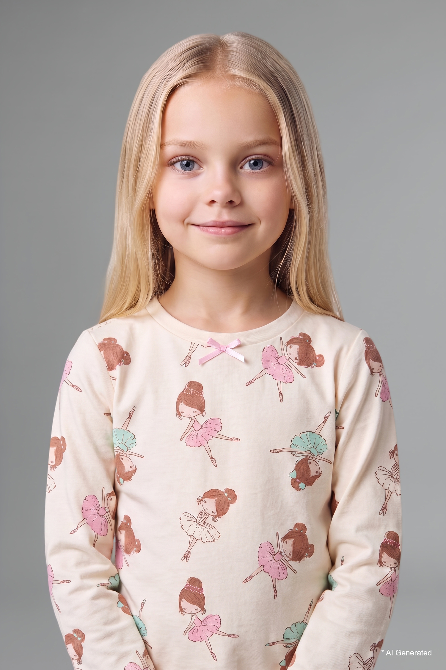 Baby Girl Patterned 2 Piece Pyjama Set