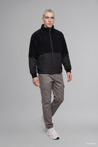 Zipper Puffer Jacket