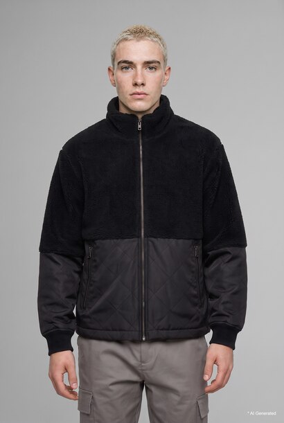 Zipper Puffer Jacket