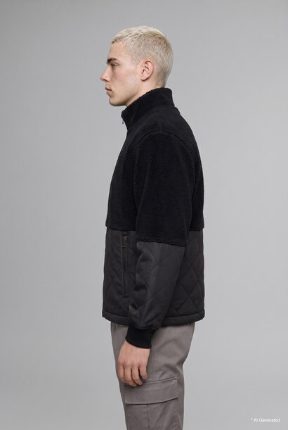 Zipper Puffer Jacket