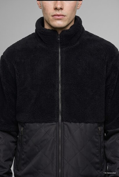 Zipper Puffer Jacket