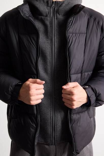 Zipper Puffer Jacket