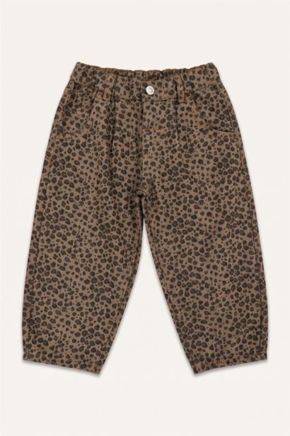 Baggy Fit Gabardine Trousers