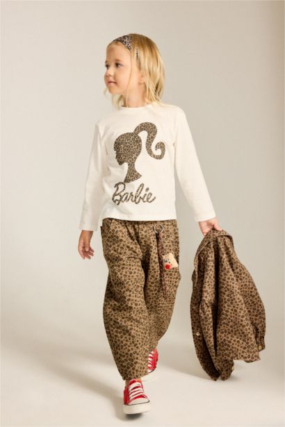 Baggy Fit Gabardine Trousers