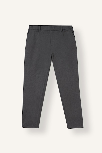 Tailored Fit Regular Waist Straight Leg Trousers