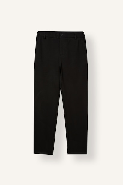Tailored Fit Straight Leg Regular Waist Trousers