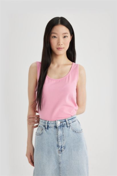 Débardeur Slim Col Rond