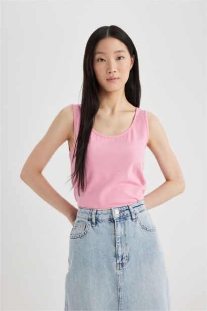 Débardeur Slim Col Rond