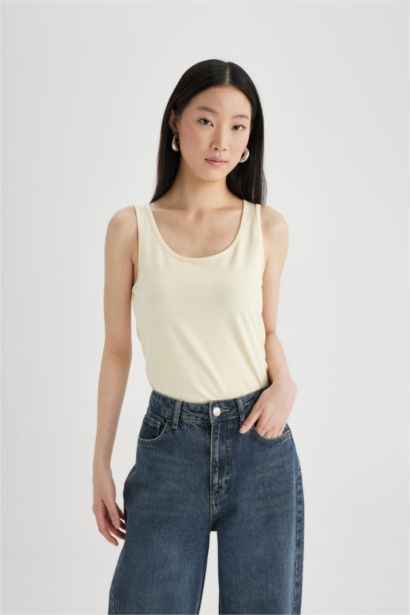 Débardeur Slim Col Rond