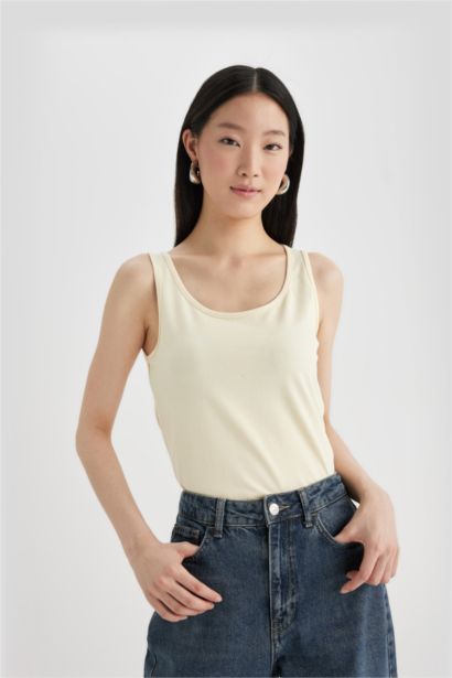 Débardeur Slim Col Rond