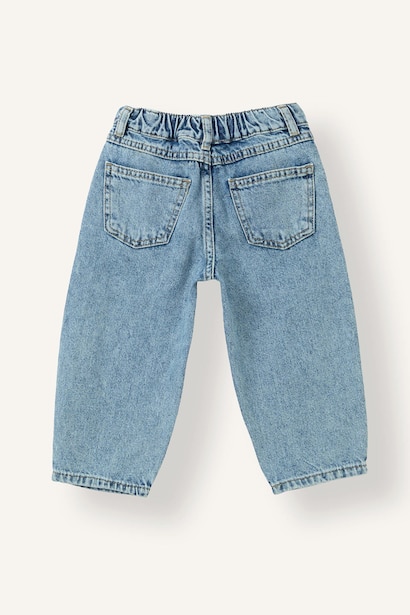 Baby Girl Hello Kitty Barrel Fit Wide Leg Jeans