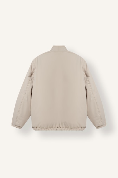 Regular Fit Stand Collar Zip-Up Waterproof Jacket