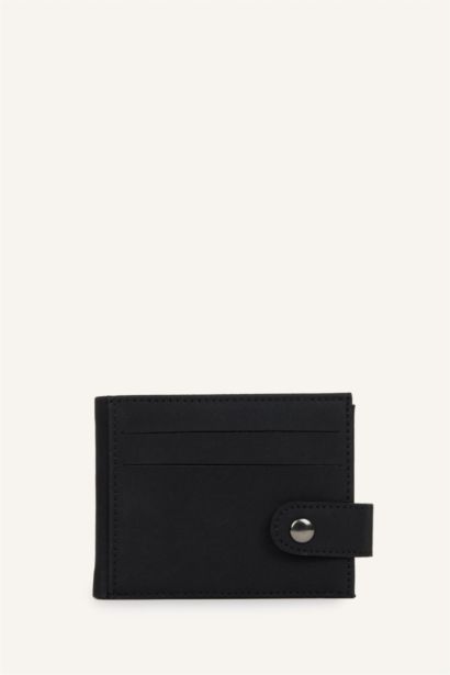 Man Faux Leather Wallets
