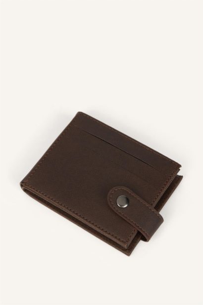 Man Faux Leather Wallets