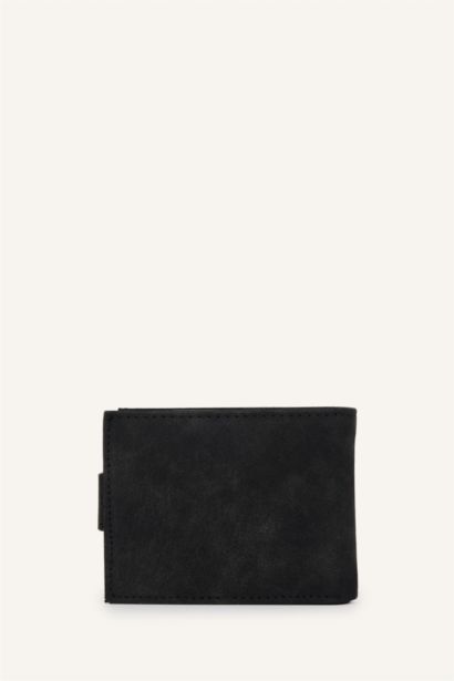 Man Faux Leather Wallets