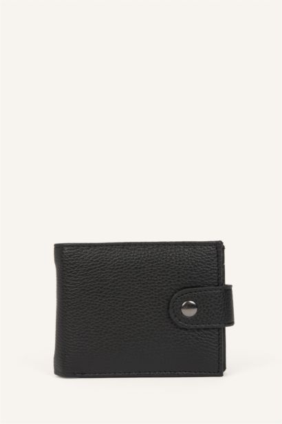 Man Faux Leather Wallets