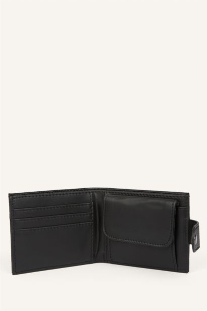 Man Faux Leather Wallets