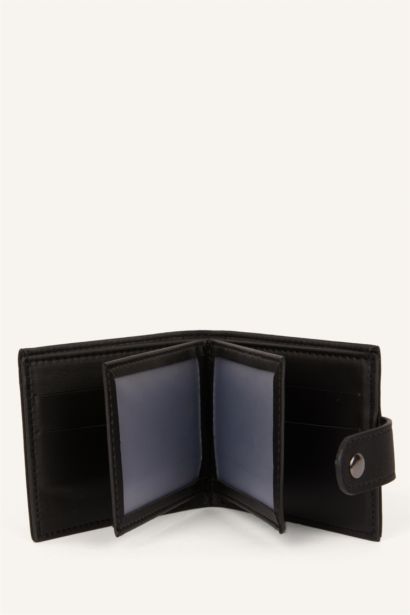 Man Faux Leather Wallets