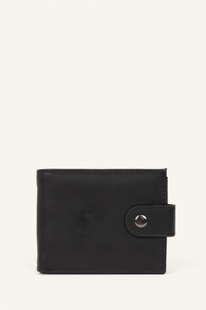 Man Faux Leather Wallets
