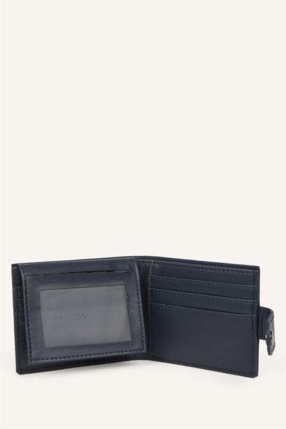 Man Faux Leather Wallets