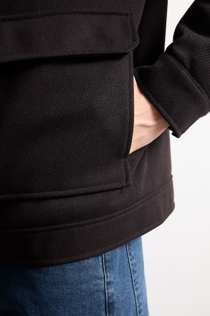 Regular Fit Wool Blend Cachet Jacket