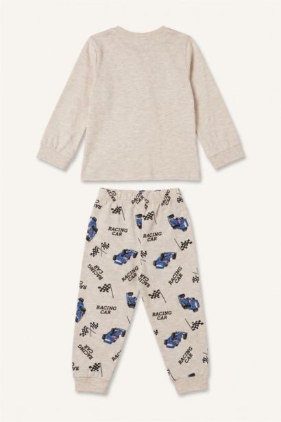 Baskılı 2'Li Pijama Takımı Erkek Bebek