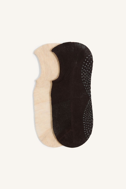 2 piece Cotton Pilates Socks