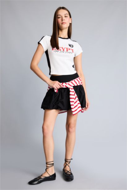Slim Fit Ribana Short Sleeve T-Shirt