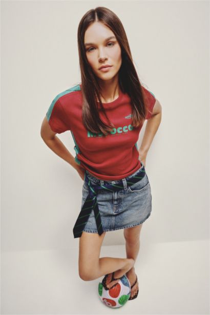 Slim Fit Ribana Short Sleeve T-Shirt
