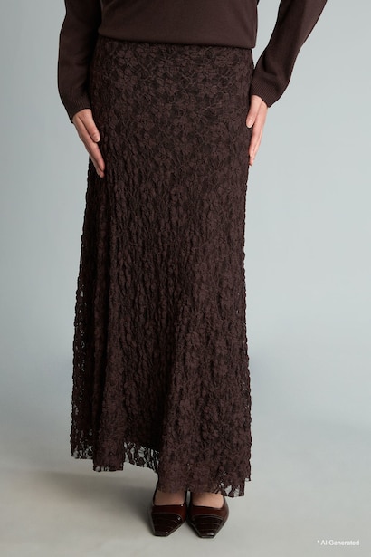 A-Line Lace Skirt