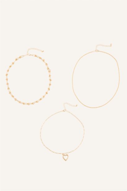 Woman 3 Piece Necklace