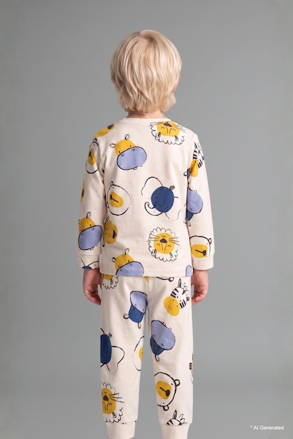 2 piece Regular Fit Knitted Pyjamas