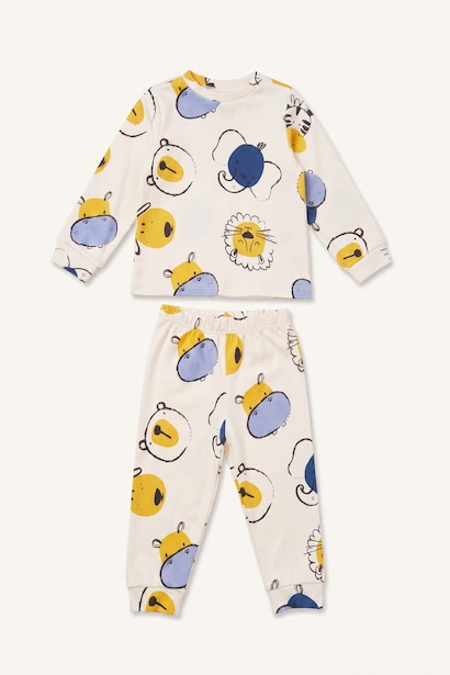 2 piece Regular Fit Knitted Pyjamas