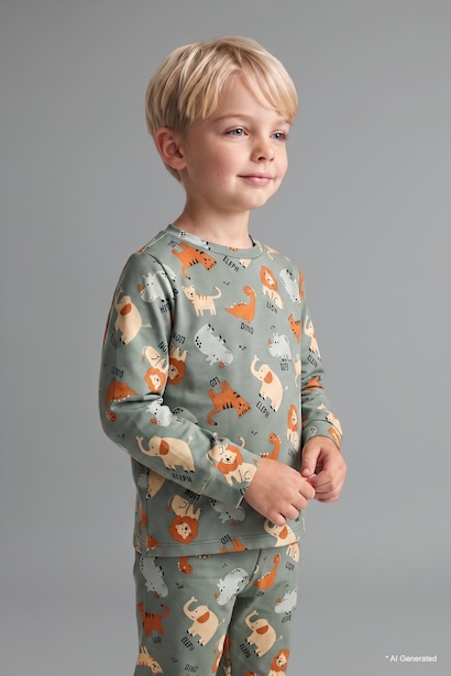 2 piece Regular Fit Knitted Pyjamas
