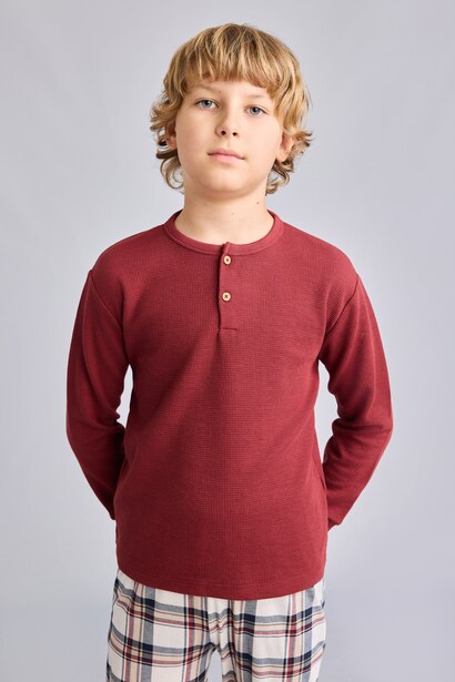 2 piece Regular Fit Knitted Pyjamas