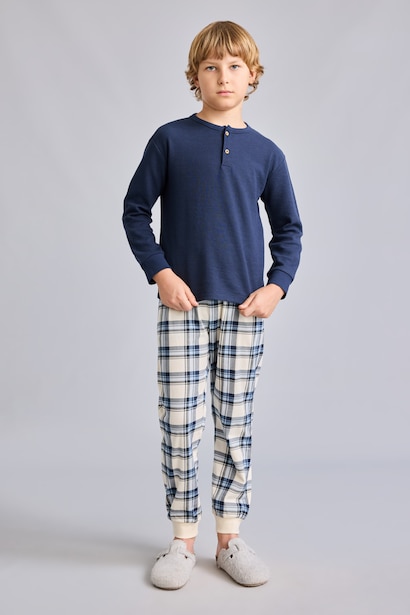 2 piece Regular Fit Knitted Pyjamas