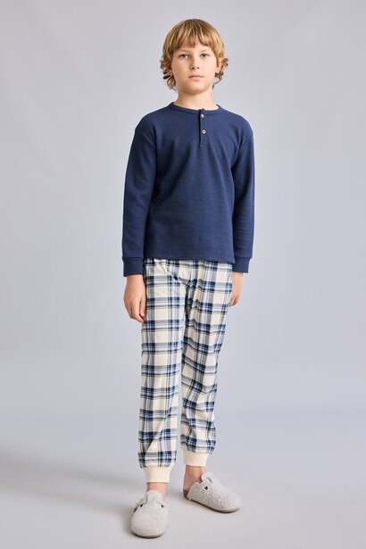 2 piece Regular Fit Knitted Pyjamas