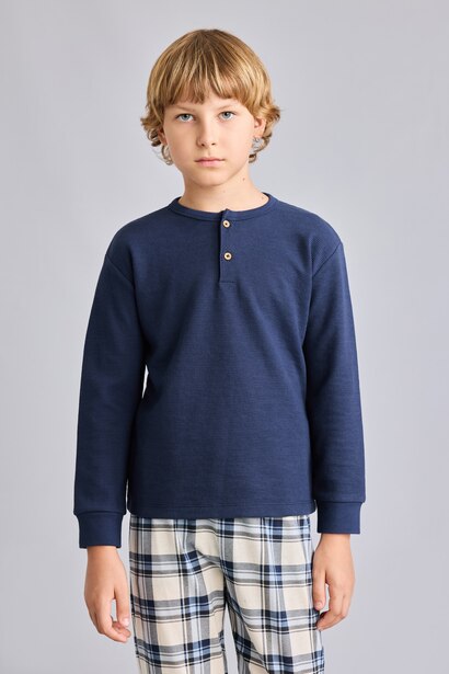 2 piece Regular Fit Knitted Pyjamas