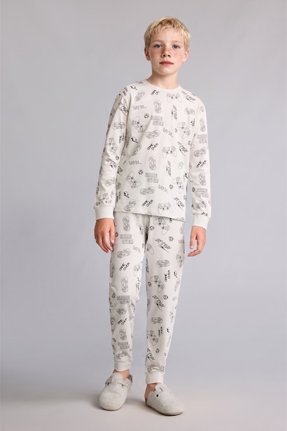 2 piece Regular Fit Knitted Pyjamas