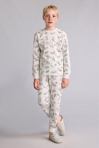 2 piece Regular Fit Knitted Pyjamas