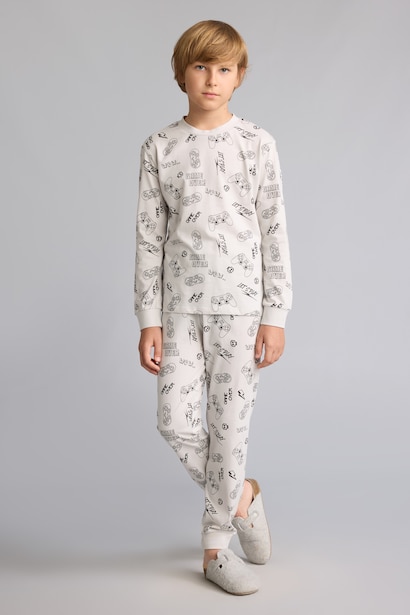 2 piece Regular Fit Knitted Pyjamas