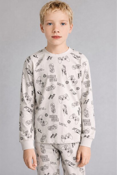 2 piece Regular Fit Knitted Pyjamas