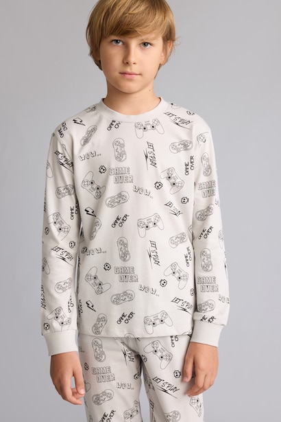 2 piece Regular Fit Knitted Pyjamas