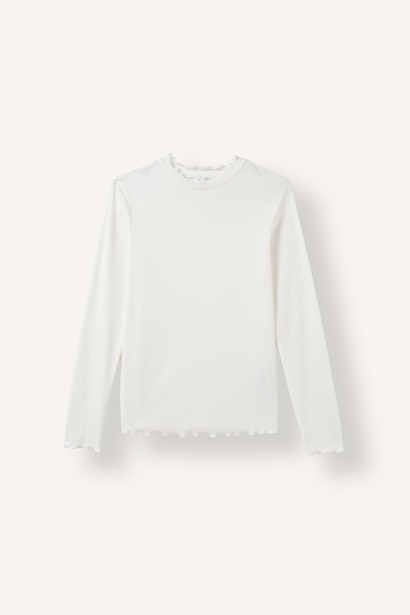 Slim Fit Ribana Long Sleeve Tunic