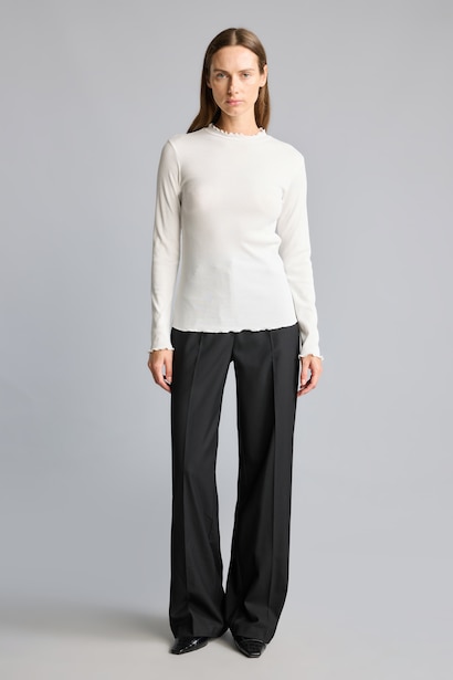 Marul Kenar Slim Fit Fitilli Tunik